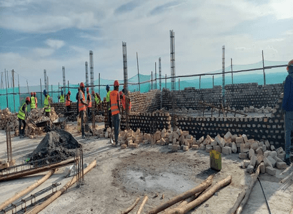 Construction of office block in kalungu