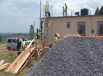 Construction of office block in kalungu